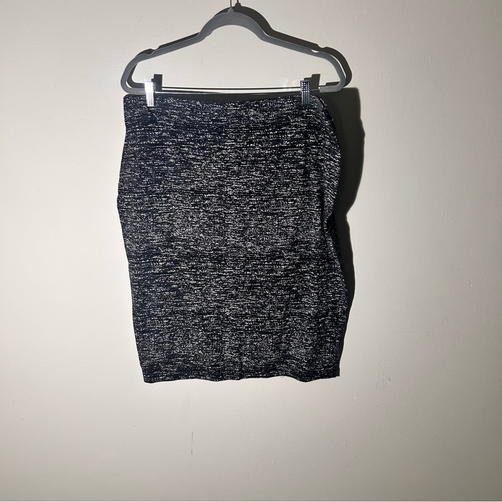 Women's Boutique + Black and Gray Skirt Sz XXL EUC